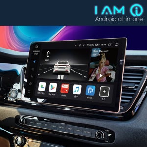 스타리아 올뉴카니발 전용 안드로이드올인원 13.3 대화면 터치형 버튼형 선택 - 켈란 아이엠아이