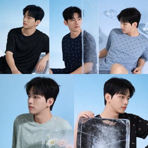 냉감잠옷 남자 여름 파자마 홈웨어 반팔 세트