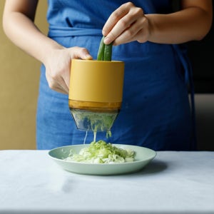 푸드시터 무선 다용도 채칼 다지기 2세대 마늘다지기 대파슬라이서