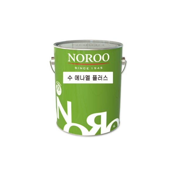 노루페인트,수 에나멜 플러스 , 알키드 유성페인트 상도, 목재,철재용 4L(밝은회색)