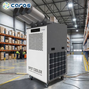 캐로스 실외기없는 산업용 이동식에어컨 공업용 공장 코끼리 대형 3구 CPC-F7400B