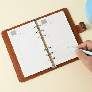 채움 6공 데일리 플래너 시간 다이어리 속지 A6 180매