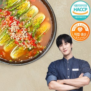 셰프애찬 얼갈이 꽁보리 김치 3kg, 1개