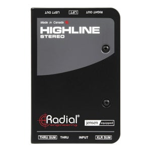 Radial Highline Stereo 레디알 하이라인 스테레오 앰프 모델러 용 라인 아이솔레이터