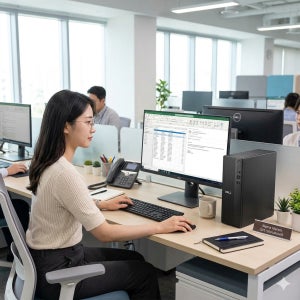 델컴퓨터 인텔 i7 +윈11홈 탑재 최신PC본체 병원업무 가정용 전문가용 영상편집