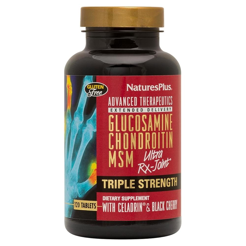 <b>네이쳐스 플러스 관절</b>건강 글루코사민+콘드로이친+MSM 120 정 1팩D