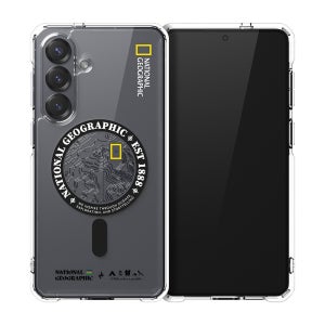 내셔널지오그래픽 마그네틱 러기드 케이스 블랙 토포, 갤럭시S26 플러스