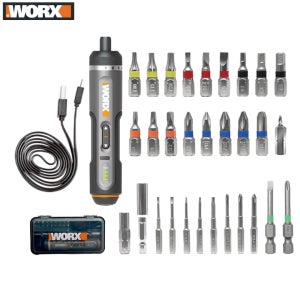 웍스 WX242 충전식 스크류드라이버 4V 전동 미니 도라이바 비트포함