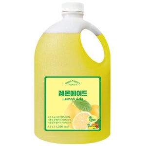서울팩토리 레몬농축에이드 레몬농축액 1.5L x6개 카페 과일음료베이스