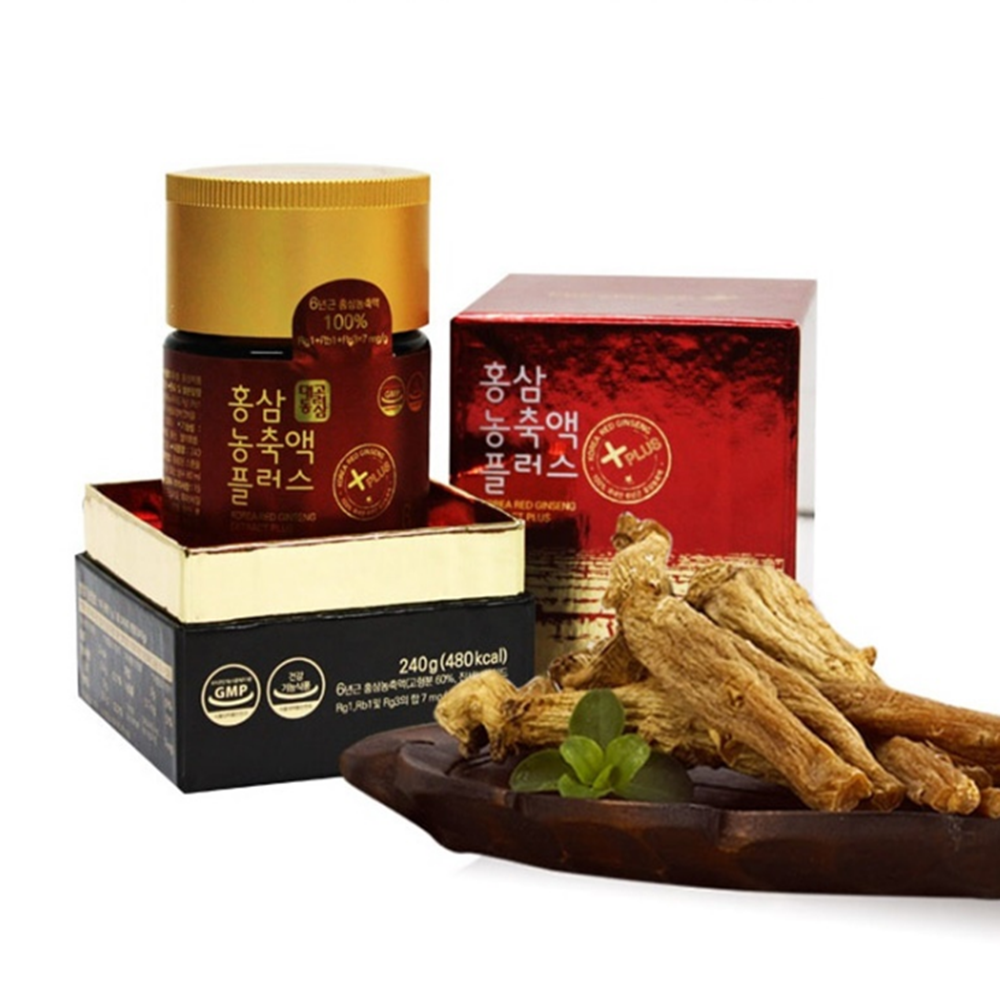 대동고려삼 <b>홍삼 농축액 플러스</b> 6년근 <b>홍삼</b>정 진액 <b>240g</b>, 1개