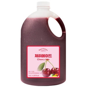 서울팩토리 체리에이드 체리농축액 1.5L x6개 과일농축에이드 카페음료베이스