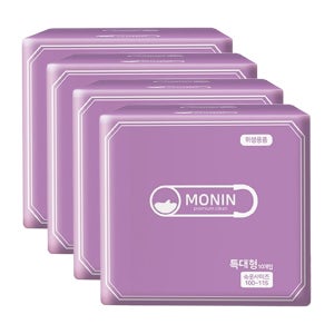 모닌 성인용기저귀 팬티형 요실금팬티 특대형, 10개입, 4팩