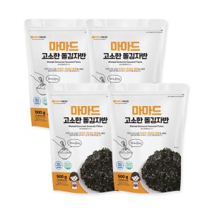 마마드 고소한 돌김자반 500g x 4봉 국내산 김자반볶음 김가루 대용량 업소용 HACCP