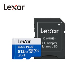 렉사 블루 플러스 마이크로 SD 스마트폰 태블릿 메모리카드 512GB
