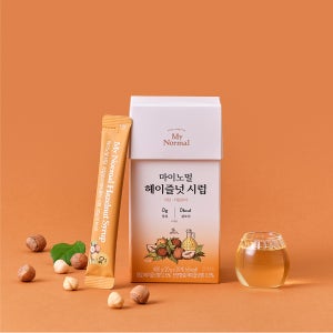 [자체배송] 마이노멀 저당 저칼로리 헤이즐넛 카페시럽스틱 20gX20포