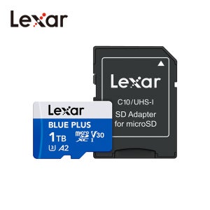 Lexar 렉사 블루 플러스 마이크로 SD 메모리카드Lexar BLUE PLUS microSDXC™ UHS-I Card 1TB