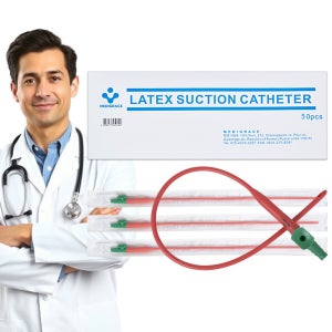 석션카테터 12fr 14fr 16fr 석션팁 카테터 2홀 밸브형 1박스, 50개 X 10박스