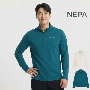 네파 남성 가을 더블자가드메쉬 기능성 긴팔 집업 티셔츠 7L55402