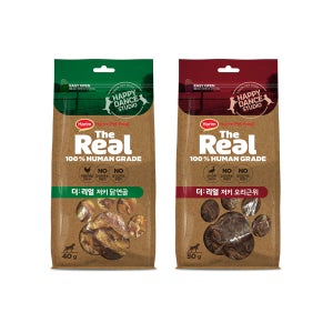 더리얼 저키 2종 세트 (닭연골/오리근위)