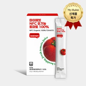 마이해빗 유기농 레드토마토 NFC 착즙주스 100% 라이코펜 14포 무가당