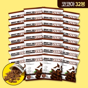 왓더파머스 제로 당류 ZERO 건강간식 저당간식 기름없이 달콤하게 구운 코코아칩, 25g, 24개