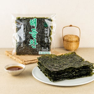 [해들찬] 즉석구이김 10봉 5봉 들기름 맛김 맛있는 수제 국산 시장