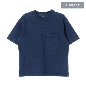 GAP 갭 데님 포켓 반팔 티셔츠 WOMAN-M
