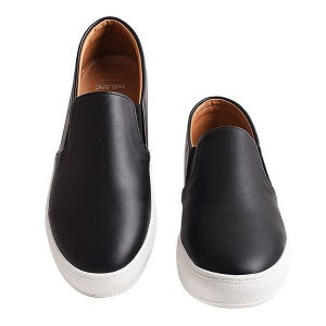 남자슬립온 하운드투스 패턴 정장스니커즈 단화 세미정장신발 캐주얼화 3.5cm