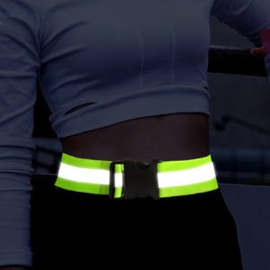 작업용 반사 안전 벨트 야광 야간 활동 벨트 허리띠 안전띠