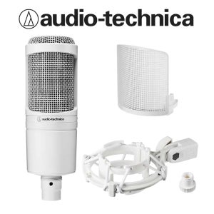 AUDIO TECHNICA AT2020 CWH 오디오 테크니카 AT2020 화이트 마이크