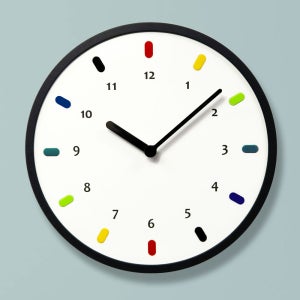 무소음 디자인 벽시계 레인보우(Rainbow)