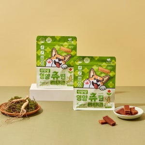 펫벨업 산양삼 영양츄틴 강아지껌 눈+구강, 120g, 2개