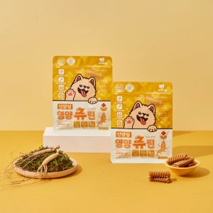 펫벨업 산양삼 영양츄틴 강아지껌 피부+모질+구강, 120g, 2개