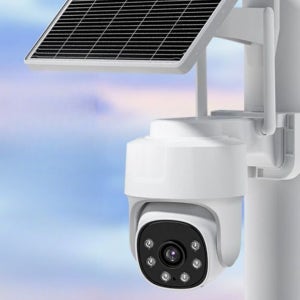 태양광 CCTV 4K 실외 감시카메라 360도 파노마라
