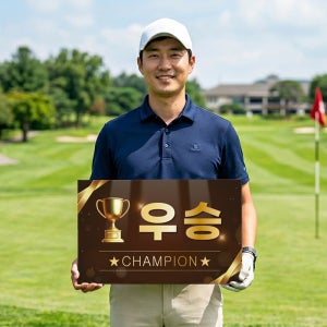 골프 우승 포맥스 피켓 시상식 대회 기념 제작