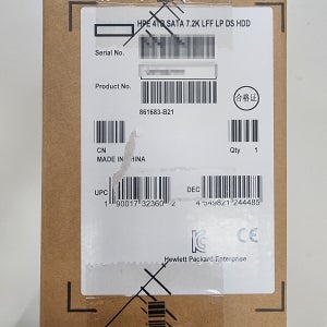 HPE 4TB SATA 3.5인치 LP GEN10 서버 하드 디스크 861683-B21 판매