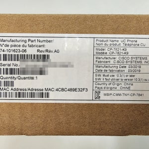 시스코 CP-7821-K9 IP 전화기 판매