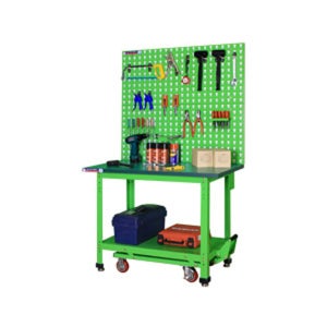 에스엔에스 수평조절발 작업대 공장 STM2P 타공판넬 내충격작업대