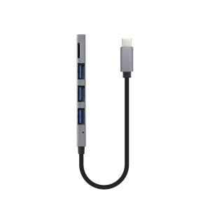 USB 멀티 허브 타입C 마이크로 SD 카드리더 USB 3.1타입