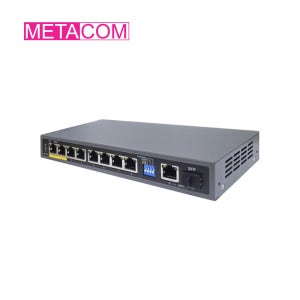 메타콤 기가비트 PoE 스위치 허브 120W 8포트