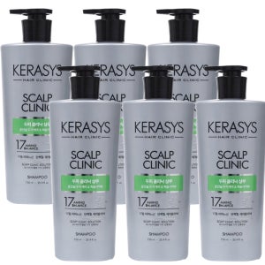 케라시스 두피 클리닉 샴푸 750ml, 6개