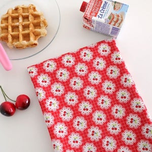 DTP 프린팅 40수 면원단 레트로체리 SL930