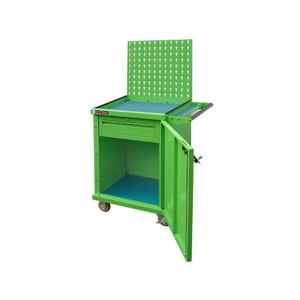 에스엔에스 원터치 손잡이 부품보관함 물류창고 SW-CC2S1D65P 엠보싱매트 이동식캐비넷