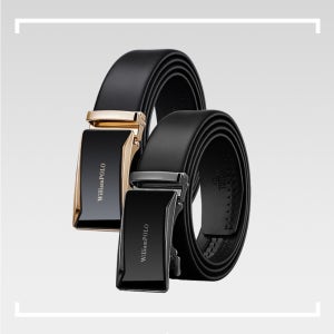 남자 소가죽 버클 정장 자동벨트 허리띠