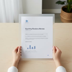 투명 L홀더 L자파일 A4 대용량