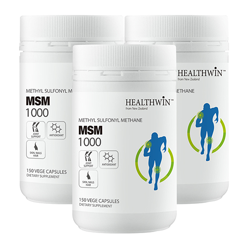 헬스윈 식이유황 1000 150캡슐 3개 <b>Healthwin MSM</b>