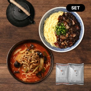 흑백요리사 철가방요리사 도량 임태훈 셰프 짜장면, 짬뽕 밀키트 세트
