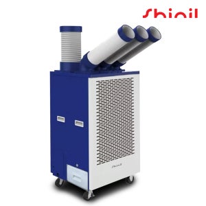 신일 작은3구 실속형 실외기없는 이동식코끼리 에어컨 주차장 마트 에어컨SMA-PC5800B, SMA-PC5800G