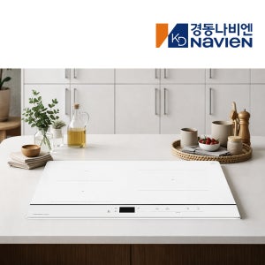 방문설치 1등급 3구 인덕션 슈퍼플렉스존 전기레인지 3.4kW ERI 3483 빌트인, 화이트 스노우