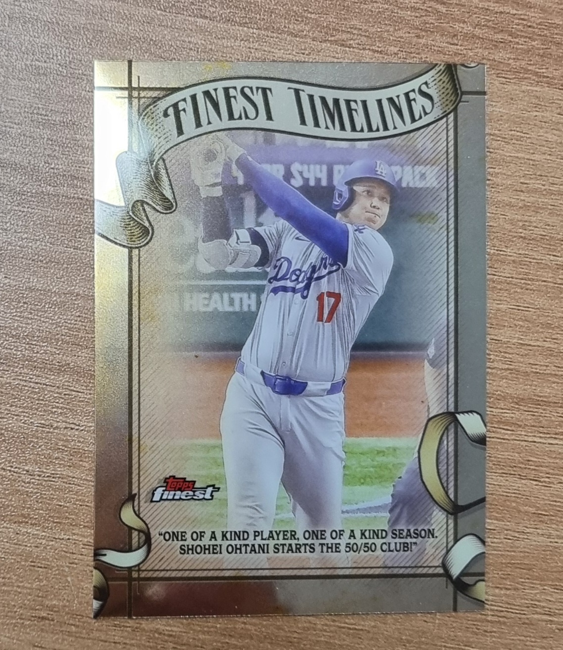 오타니 쇼헤이 2025 Topps Finest - Finest Timelines Shohei Ohtani FT-12 MLB카드